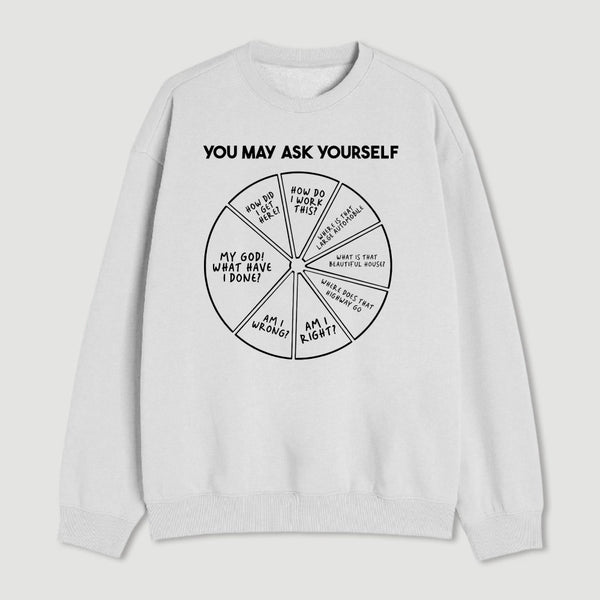 You May Ask Yourself Geek Sweatshirt