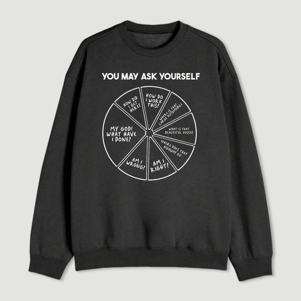 You May Ask Yourself Geek Sweatshirt