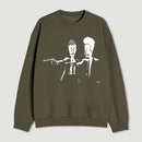 Beavis And Butthead Pulp Fiction Nerd Sweatshirt