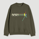 Retro Nasa Voyager Spacecraft Sweatshirt