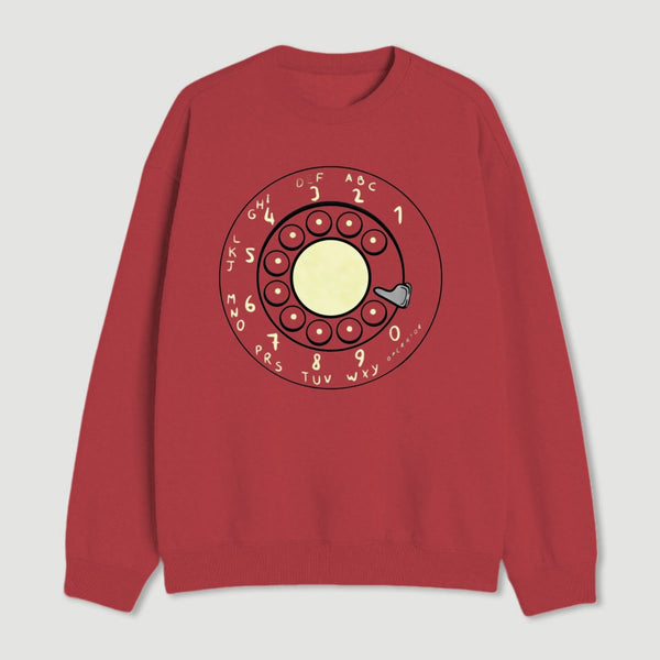 Rotary Dial Vintage Nerd Sweatshirt