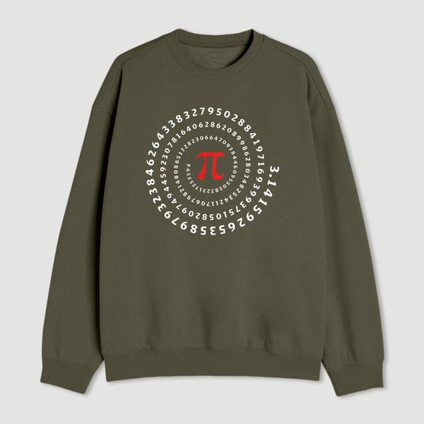 Pi Science Number Sequence Classic Sweatshirt