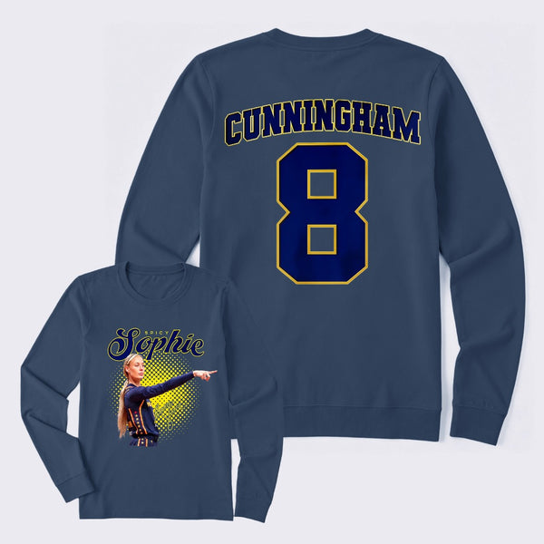 Sophie Cunningham Basketball Fan Gift Vintage Graphic Long Sleeve T-Shirt