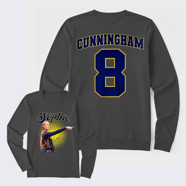 Sophie Cunningham Basketball Fan Gift Vintage Graphic Long Sleeve T-Shirt
