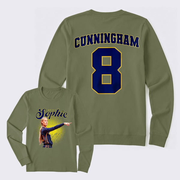 Sophie Cunningham Basketball Fan Gift Vintage Graphic Long Sleeve T-Shirt
