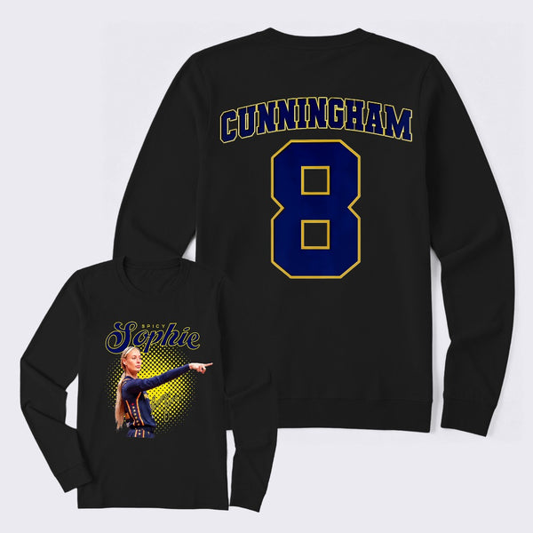 Sophie Cunningham Basketball Fan Gift Vintage Graphic Long Sleeve T-Shirt
