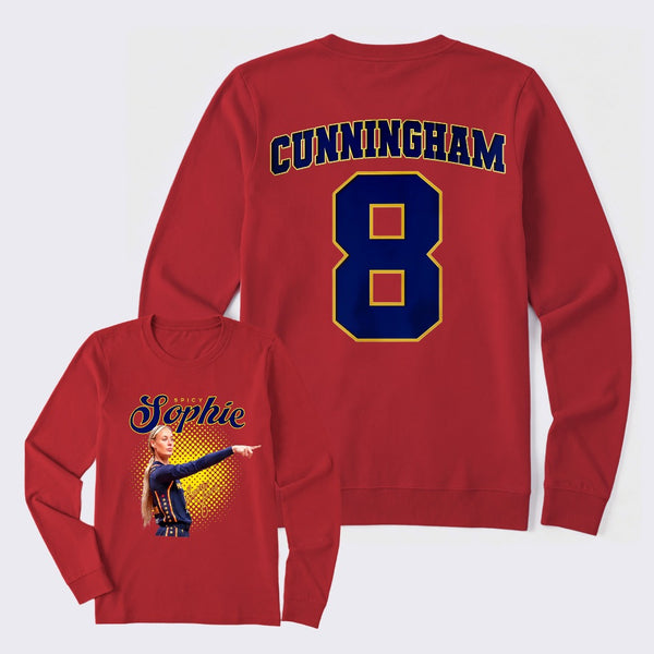 Sophie Cunningham Basketball Fan Gift Vintage Graphic Long Sleeve T-Shirt