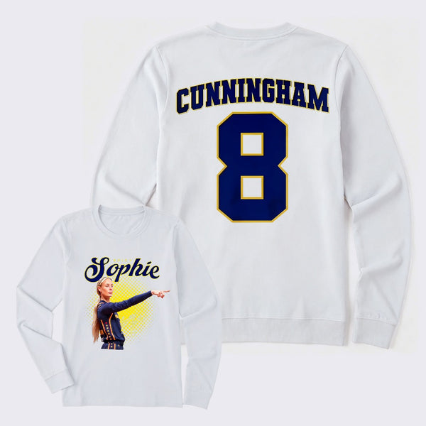 Sophie Cunningham Basketball Fan Gift Vintage Graphic Long Sleeve T-Shirt