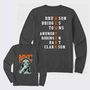 NewYork 2 Side Basketball Fans Long Sleeve T-Shirt