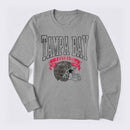 Vintage Football Hometown Team Print Long Sleeve T-Shirt