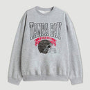 Vintage Football Hometown Team Print Sweatshirt