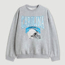 Vintage Football Hometown Team Print Sweatshirt