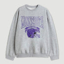 Vintage Football Hometown Team Print Sweatshirt