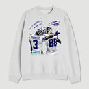 Vintage Close-Up Football Athlete Signature Graphic Sweatshirt