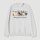 Spooky Goose on the Loose Funny Halloween Sweatshirt