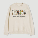 Spooky Goose on the Loose Funny Halloween Sweatshirt