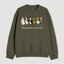 Spooky Goose on the Loose Funny Halloween Sweatshirt