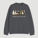Spooky Goose on the Loose Funny Halloween Sweatshirt