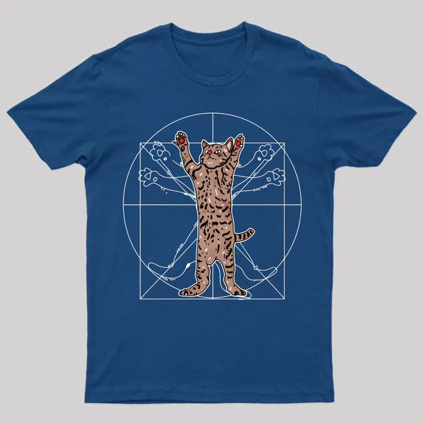 Vitruvian Cat T-Shirt