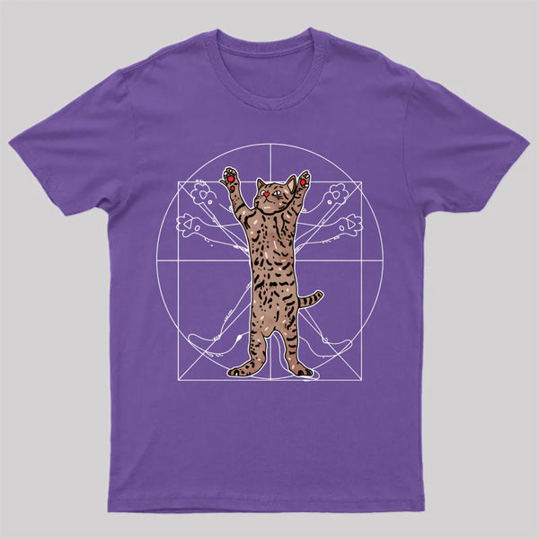 Vitruvian Cat T-Shirt