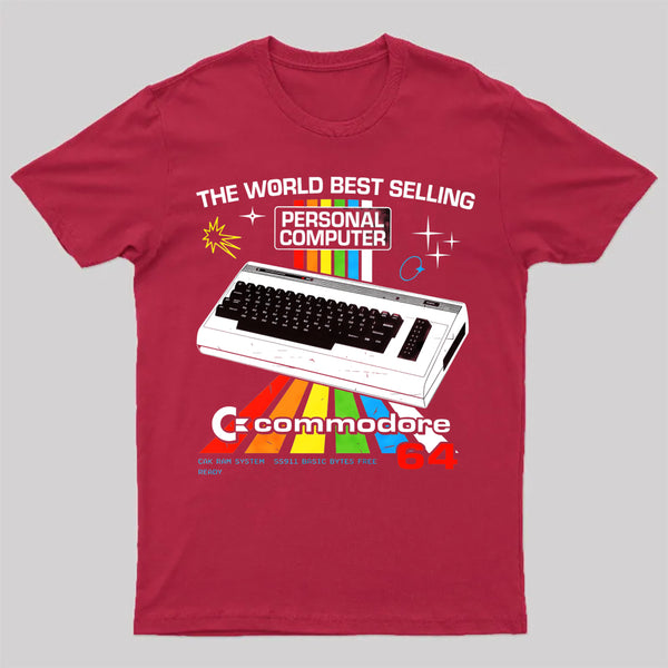 Retro Games Commodore 64 Personal Computer T-Shirt