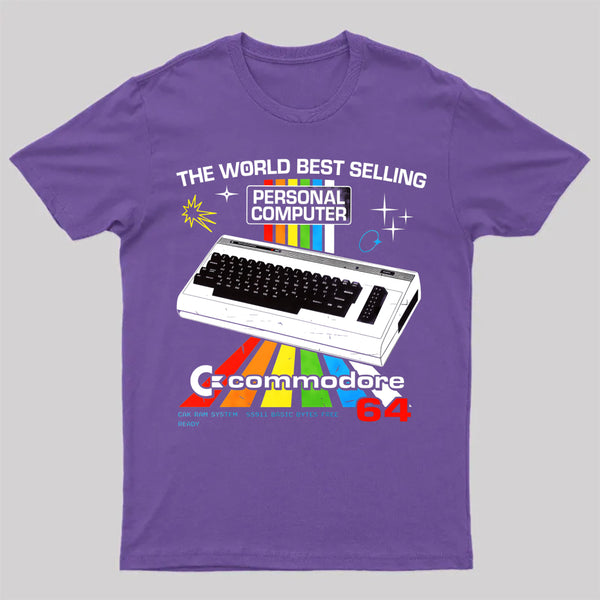 Retro Games Commodore 64 Personal Computer T-Shirt