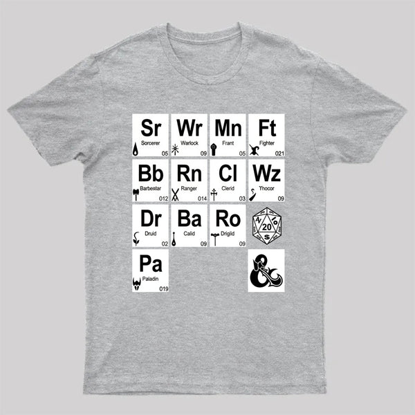 All Elements Dungeons & Dragons T-Shirt