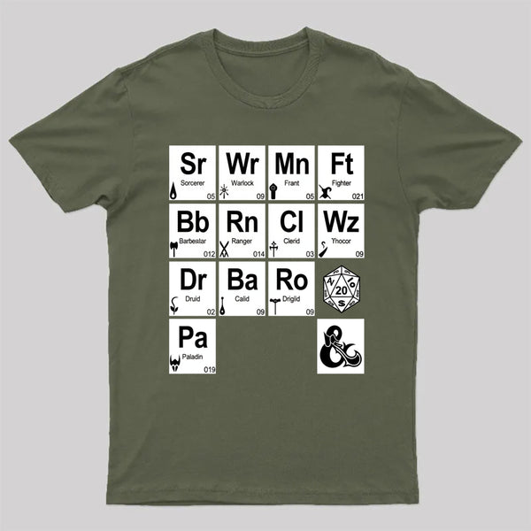 All Elements Dungeons & Dragons T-Shirt