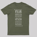 Litany Against Fear T-Shirt