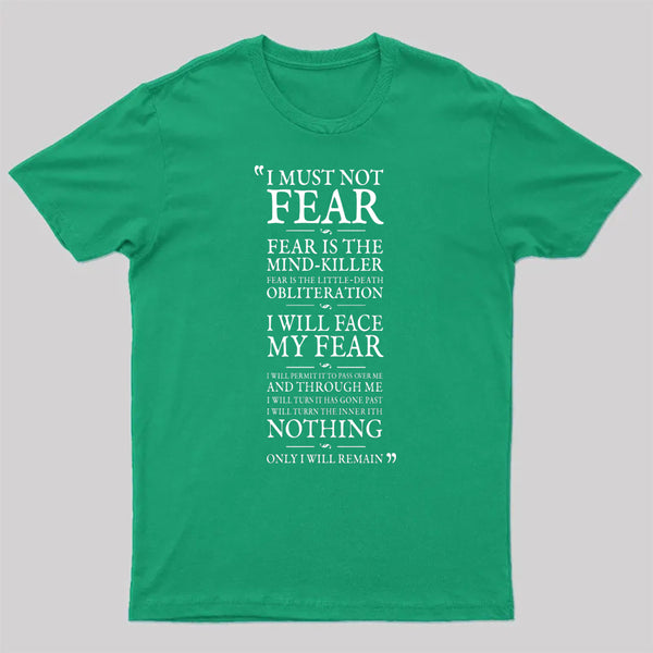 Litany Against Fear T-Shirt