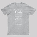Litany Against Fear T-Shirt