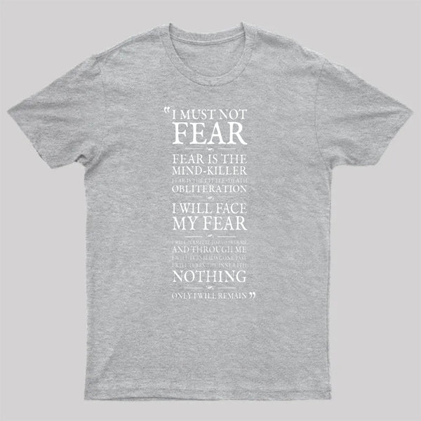 Litany Against Fear T-Shirt