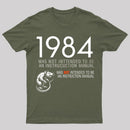 1984 Not An Instruction Manual Orwellian T-Shirt
