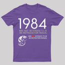 1984 Not An Instruction Manual Orwellian T-Shirt