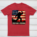 Bigfoot American Flag 1776 2026 250 Years Of Freedom Independence Day T-Shirt