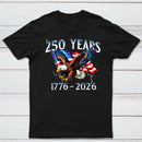 American Eagle And Flag 250 Years 1776 2026 Unisex Classic T-Shirt