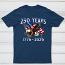 American Eagle And Flag 250 Years 1776 2026 Unisex Classic T-Shirt