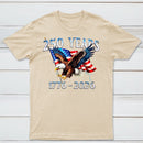 American Eagle And Flag 250 Years 1776 2026 Unisex Classic T-Shirt