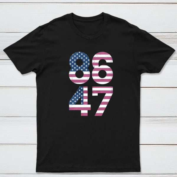 8647 Resist 86 47 4Th Of July Usa Us American Flag T-Shirt