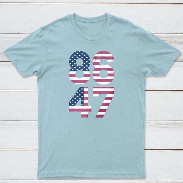 8647 Resist 86 47 4Th Of July Usa Us American Flag T-Shirt