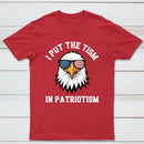 Put The Tism In Patriotism Athletic Eagle T-Shirt