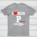 I Love Her Funny Couples Matching T-Shirt