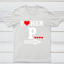 I Love Her Funny Couples Matching T-Shirt