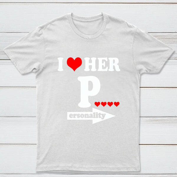 I Love Her Funny Couples Matching T-Shirt