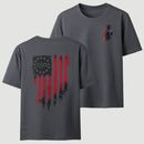 250th Anniversary Distressed American Flag T-Shirt