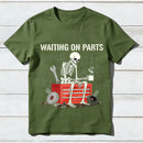 Waiting On Parts Funny Skeleton Auto Mechanic Technician T-Shirt