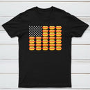 Hot Dog American Flag July 4th Patriotic Summer BBQ Funny T-Shirt