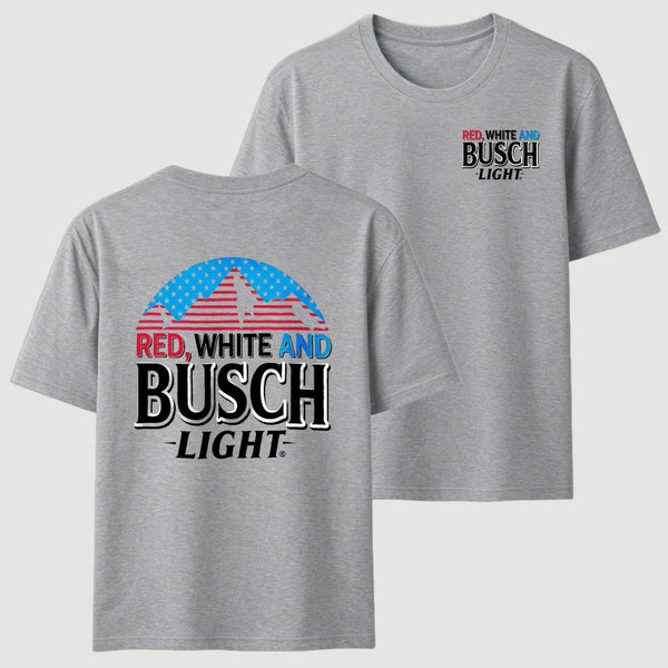 Red White and Busch 4th of July T-Shirt