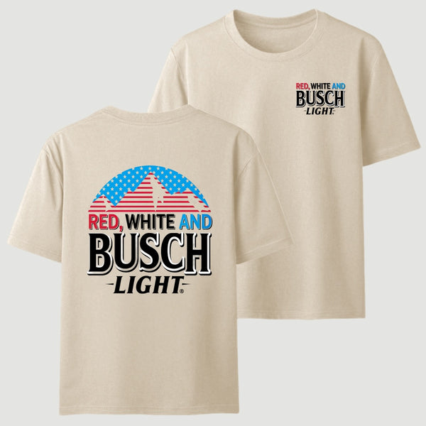 Red White and Busch 4th of July T-Shirt