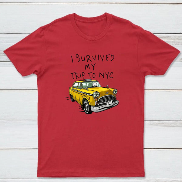 I Survived My Trip to New York Holiday Design T-Shirt